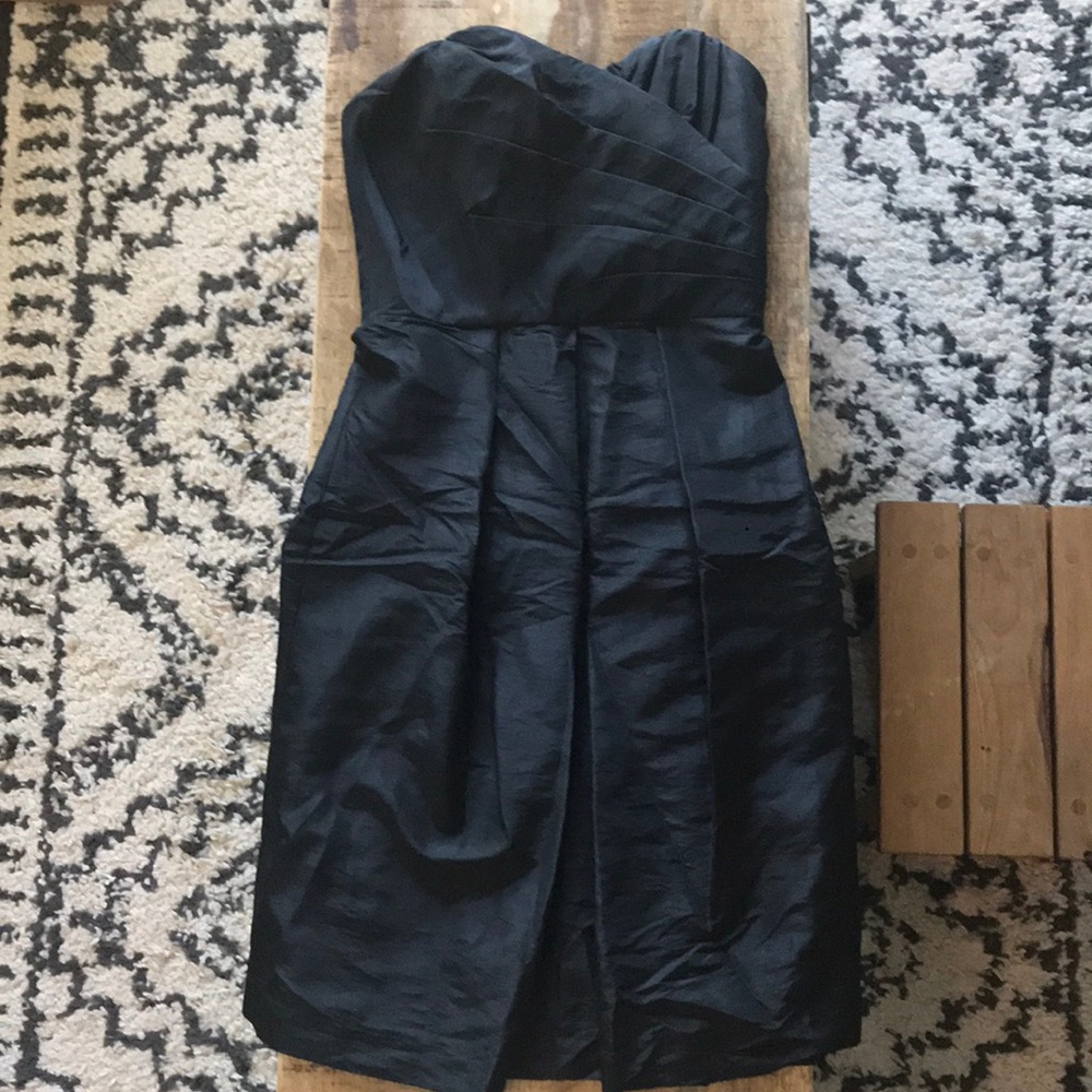 Allen Schwartz Prive cocktail crepe dress 0